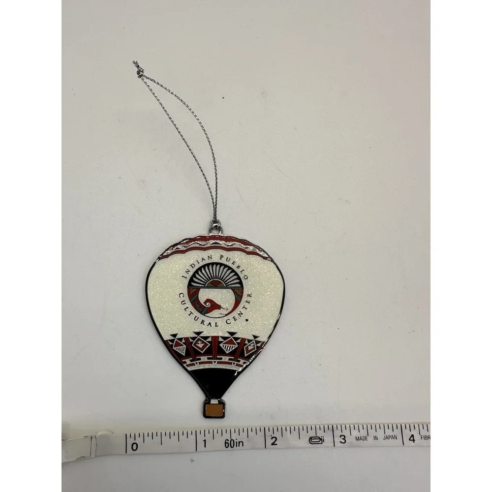 Eyahne On The Horizon Hot Air Balloon Indian Pueblo Cultural Center Ornament New